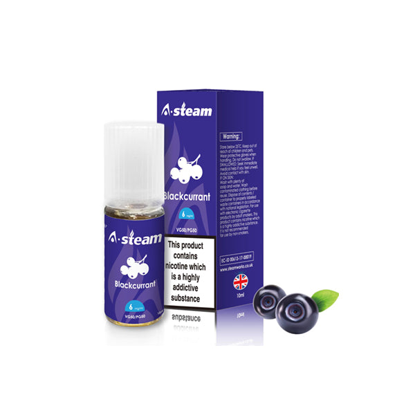 A-Steam Fruit Flavours 3MG 10ML (50VG/50PG)