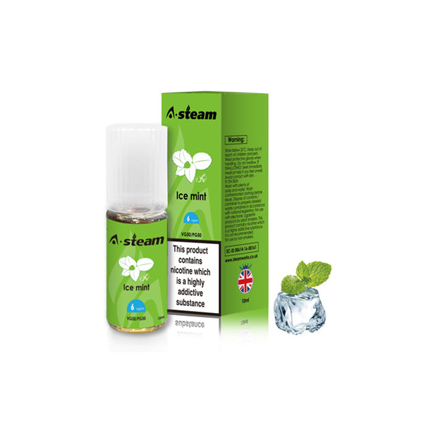 A-Steam Fruit Flavours 12MG 10ML (50VG/50PG)