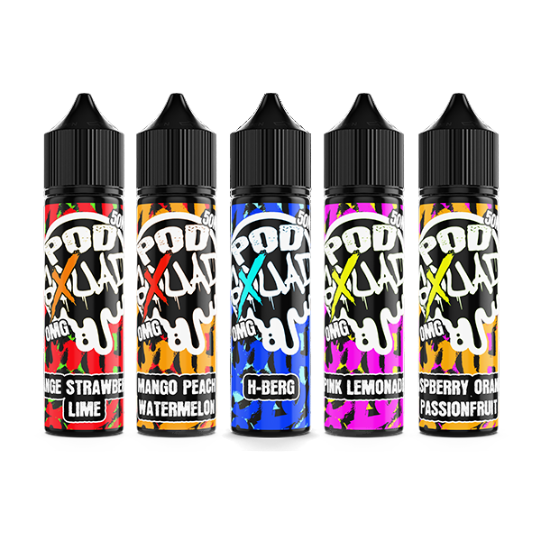 0mg Pod Squad 50ml E-liquid (50VG/50PG)