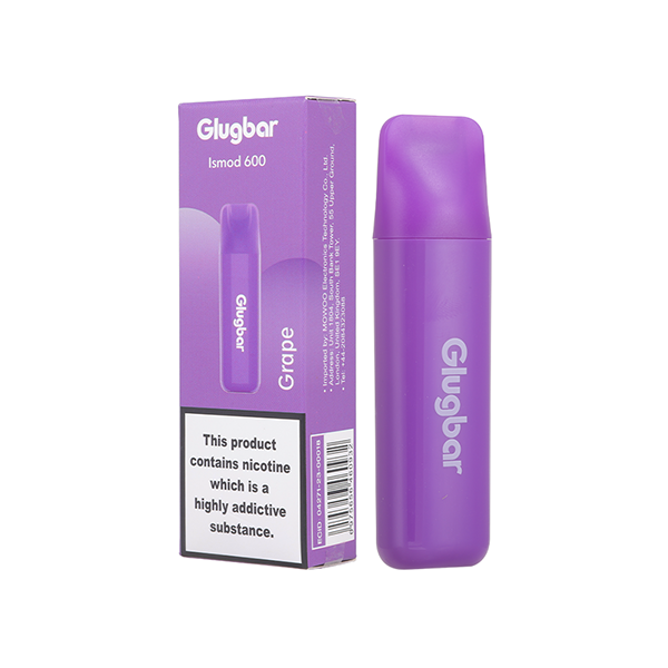 20mg Glugbar Ismod600 Disposable Vape Device 600 Puffs