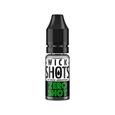 0mg Wick Addiction Wick Shots Zero Shot 10ml (70VG/30PG)