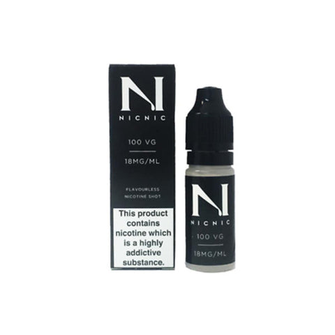 NIC NIC 18mg Nicotine Shot 10ml 100VG